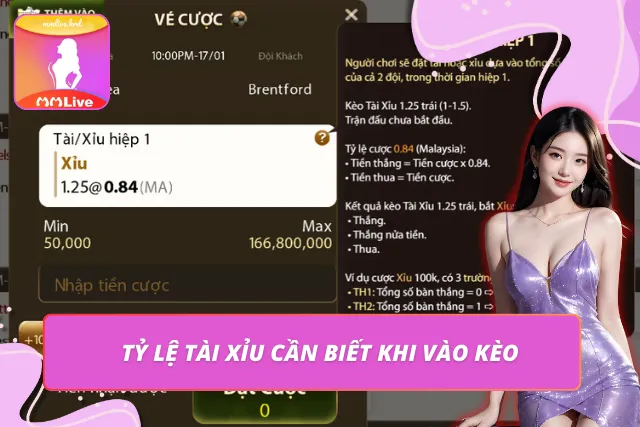 Nắm rõ tỷ lệ kèo tài xỉu để tránh vào cược thiếu cơ sở